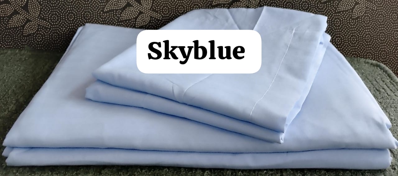 6x7 Egyptian satin stripped bedsheets set..