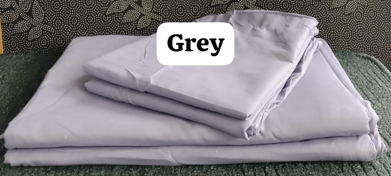 6x7 Egyptian satin stripped bedsheets set..