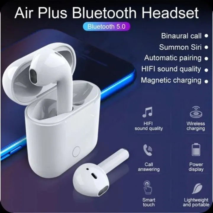 Generic Bluetooth Wireless Stereo Earbuds - White .