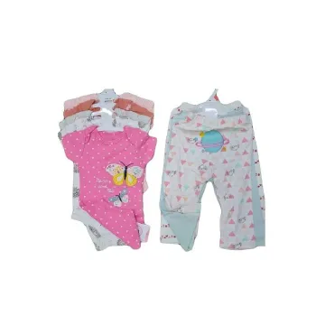 Fashion 8PCS UNISEX NEW BORN SET/ BABY RECEIVING SET 5 Bodysuits Onesies + 3 Trousers Set, Assorted