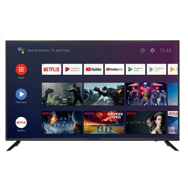 VITRON 55" INCHES UHD SMART ANDROID FRAMELESS FLAT SCREEN TV-YOUTUBE/BLUETOOTH/NETFLIX-USB/FM/HDMI