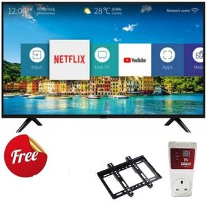 VITRON 32" INCH HTC3200S,FRAMELESS Smart Android TV Inbuilt Decoder Inbuilt WIFI Netflix Youtube Appstore 2*USB 3*HDMI 14MONTHS WARRANTY+ 6 FREE GIFTS with Bluetooth enabled