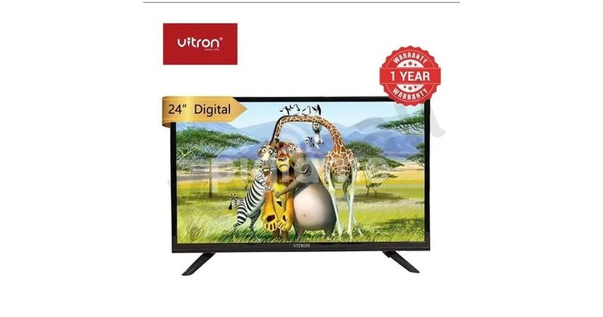 Vitron 24"inches Digital Tv Inbuilt Decoder-USB/HDMI Ports AC/DC