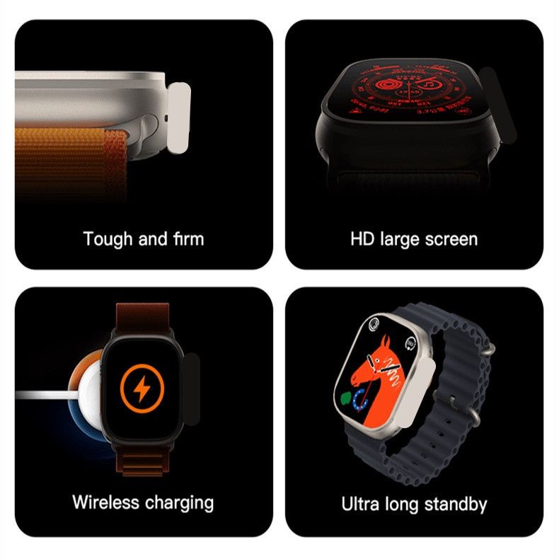 T800 T900 Ultra 2.09 INCH 49MM Women Smart Watch IWO Smartwatch Bluetooth Call Upgraded Men WOMEN Sport Watches PK X8 X9 Ultra Big Original couple watch Kids Watch Series 8 Smart Watch For Men