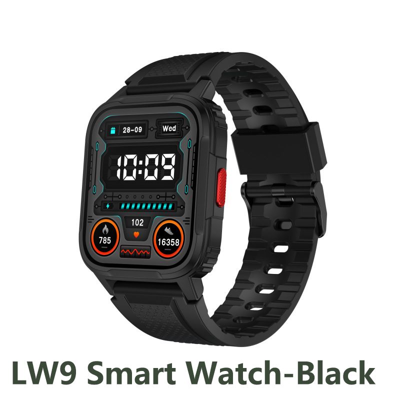 JQSEN IP68 Waterproof smart watch for men Swimming 1.95'' LW9 Smart Watch outdoor Green smart watch bluetooth call Touch Screen heart rate Sleep monitor Fashion sports watch men smartwatch for woman