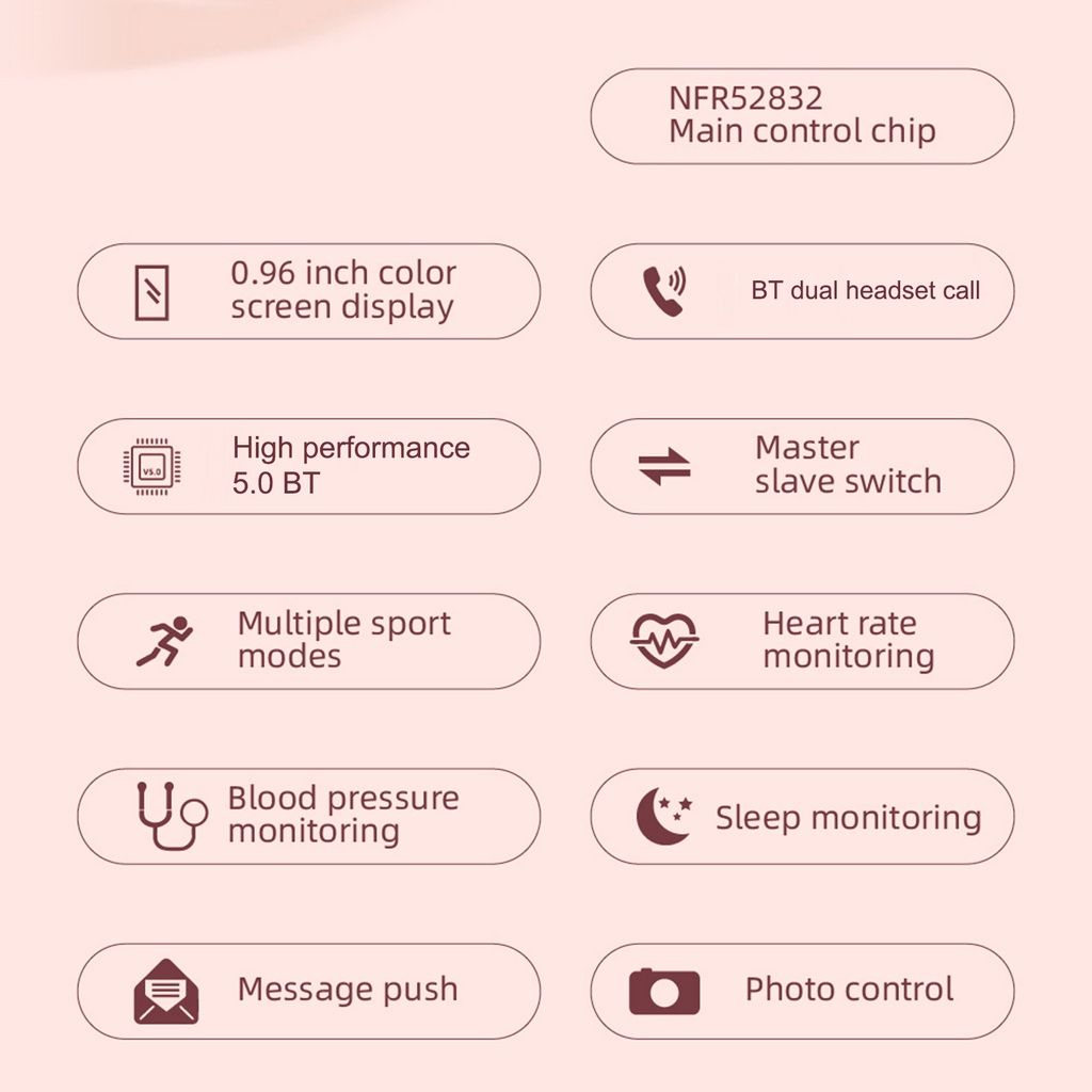 JQSEN N8 Sports Smart Watch With earphones 2 In1 Wireless Bluetooth Earphones woman men wristband Fashion men watch Fitness Tracker earpods Headset Earbuds wireless Earphone with smart watch for men