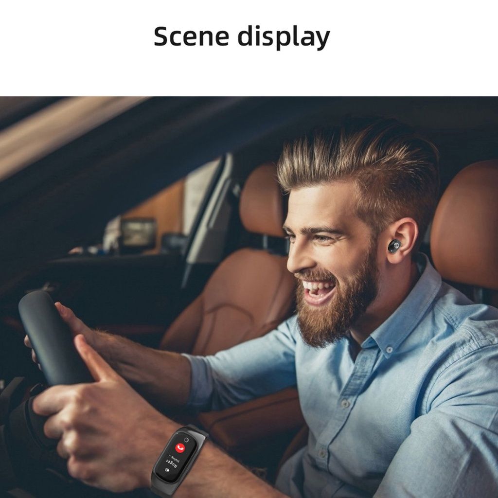 JQSEN N8 Sports Smart Watch With earphones 2 In1 Wireless Bluetooth Earphones woman men wristband Fashion men watch Fitness Tracker earpods Headset Earbuds wireless Earphone with smart watch for men