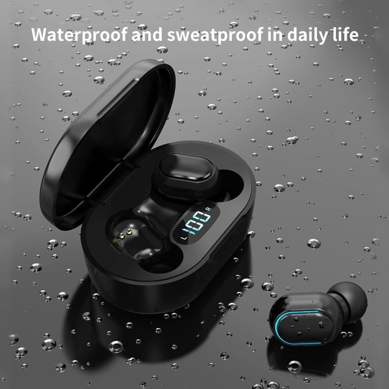 JQSEN E7S TWS Earphones Bluetooth Earphone inPods Wireless Headphone Earbuds Sports Headsets For All Phone earpods Noise Cancelling Wireless bluetooth earphones gaming earphones with microphone Earbud