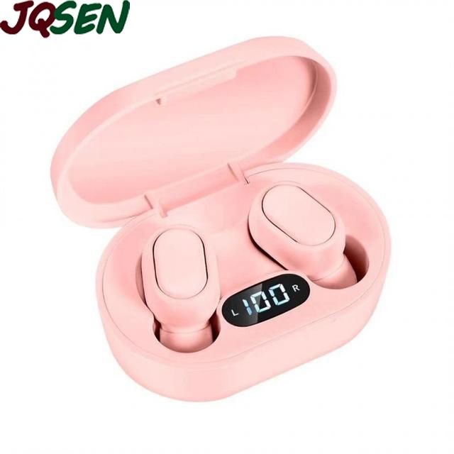 JQSEN E7S TWS Earphones Bluetooth Earphone inPods Wireless Headphone Earbuds Sports Headsets For All Phone earpods Noise Cancelling Wireless bluetooth earphones gaming earphones with microphone Earbud