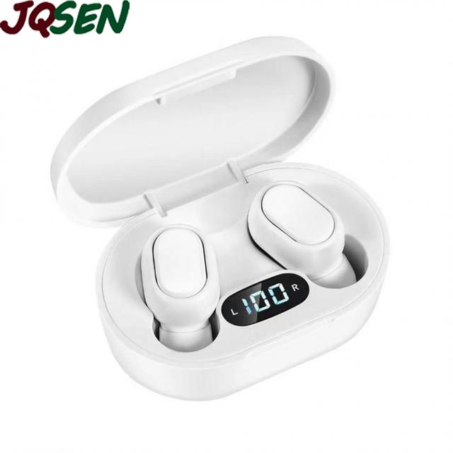 JQSEN E7S TWS Earphones Bluetooth Earphone inPods Wireless Headphone Earbuds Sports Headsets For All Phone earpods Noise Cancelling Wireless bluetooth earphones gaming earphones with microphone Earbud