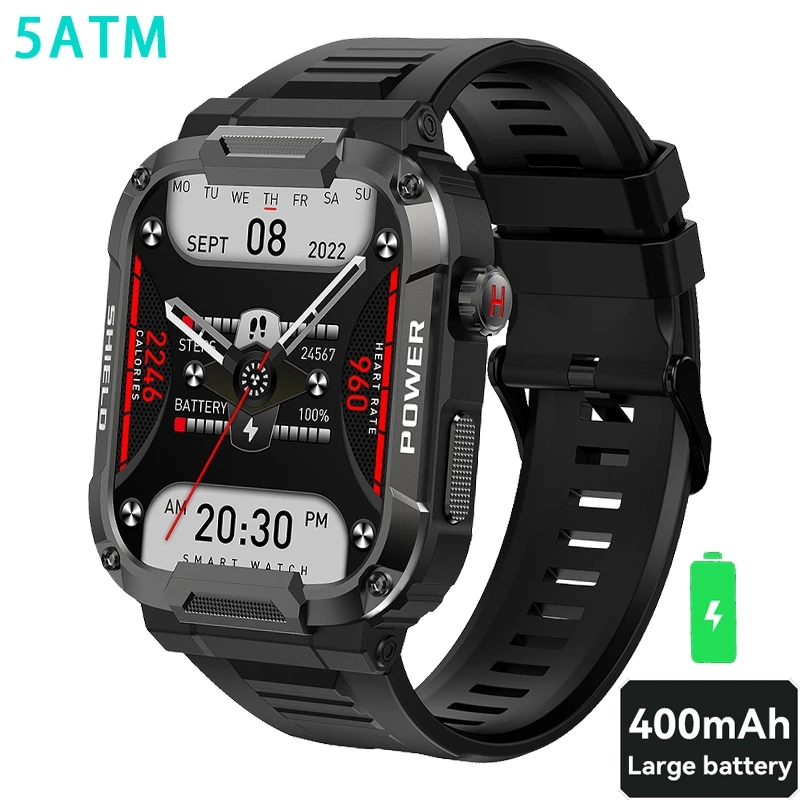 Smartwatches Men Woman MK66 new 1.85 inch large screen Bluetooth call smart watch large battery heart rate blood oxygen IP68 waterproof Smart Watch for men woman Couple Watch Siri AI voice assistant