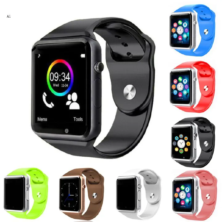 JQSEN A1 smart watch with Sim Card slot and SD card slot Android sport Men Smartwatch band Camera pk DZ09 U8 v8 gt08 WristWatch bracelet bluetooth smart watch with sim slot and wifi woman smartwatches