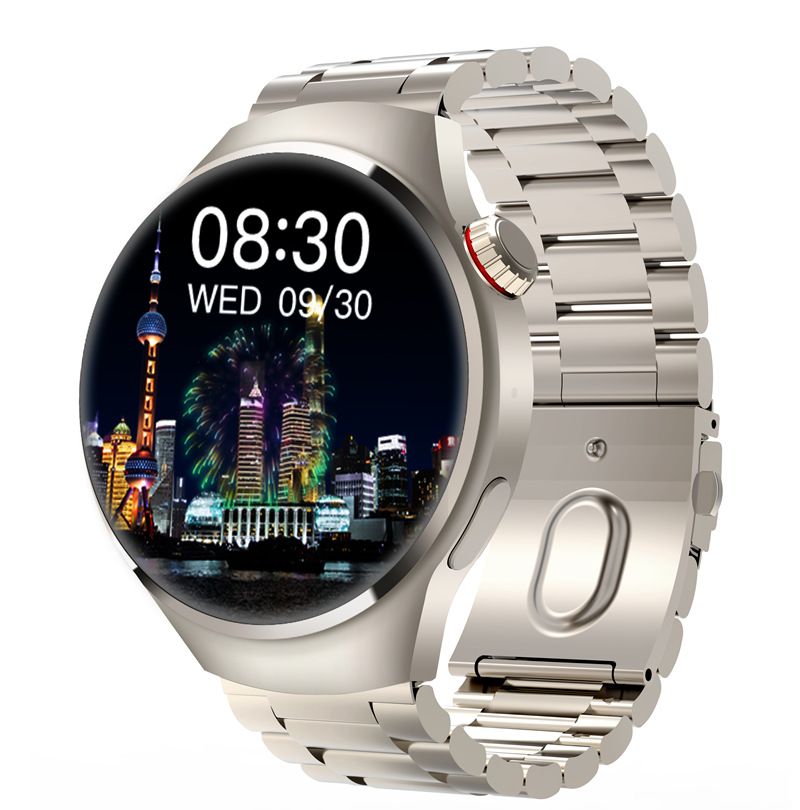JQSEN G7 MAX smart watch round screen NFC heart rate Monitoring Bluetooth call sports smart watch for Men Woman smart bracelet for Android IOS Men Smartwatches with 2 pcs strap