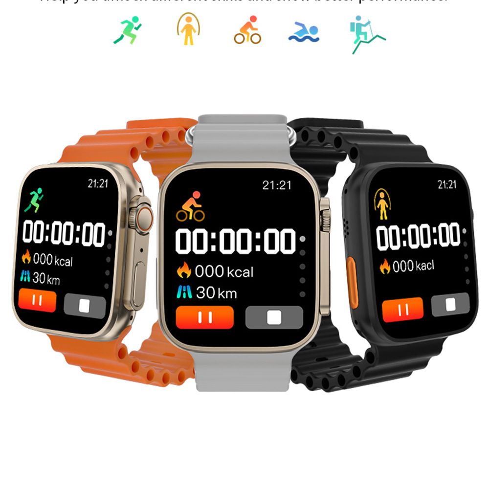 JQSEN Watch 8 Ultra Smart watch Series 8 Men's Smartwatch Waterproof Heart Rate Monitoring Couple Watch IOS Android Bluetooth call Fitness Tracker sports smart watch for Woman smart bracelet S8 Ultra