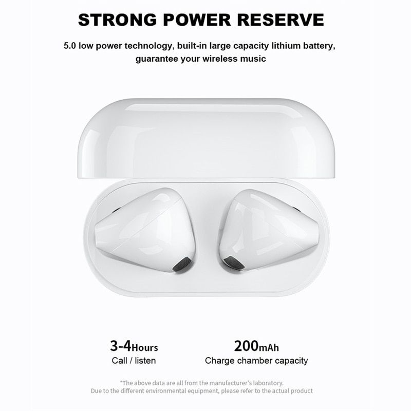 JQSEN Earphones Pro 4 TWS Wireless Headsets Bluetooth Headphone Music Earbuds White Air Pods For iPhone Android Wireless earphone Wireless Bluetooth earphone Ouger G70 waterproof wireless earbuds