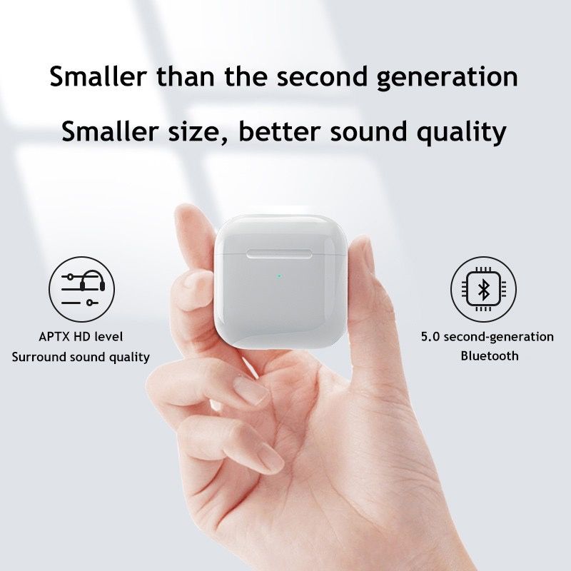 JQSEN Earphones Pro 4 TWS Wireless Headsets Bluetooth Headphone Music Earbuds White Air Pods For iPhone Android Wireless earphone Wireless Bluetooth earphone Ouger G70 waterproof wireless earbuds
