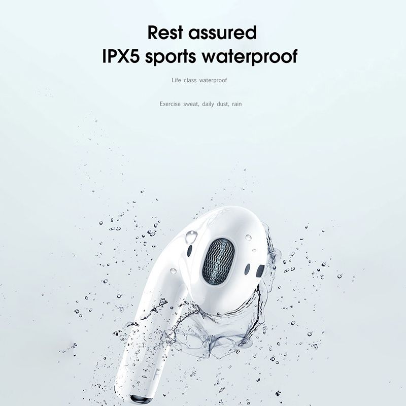 JQSEN Earphones Pro 4 TWS Wireless Headsets Bluetooth Headphone Music Earbuds White Air Pods For iPhone Android Wireless earphone Wireless Bluetooth earphone Ouger G70 waterproof wireless earbuds