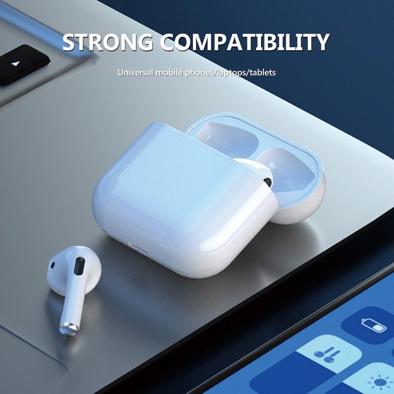 JQSEN Earphones Pro 4 TWS Wireless Headsets Bluetooth Headphone Music Earbuds White Air Pods For iPhone Android Wireless earphone Wireless Bluetooth earphone Ouger G70 waterproof wireless earbuds