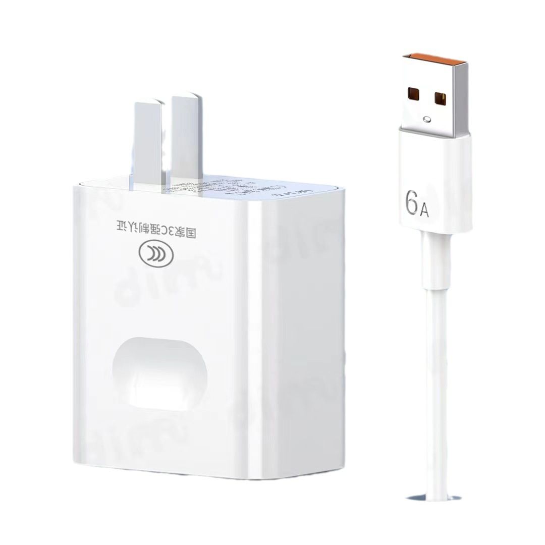 JQSEN 120w Charger Power Adapter type c charger fast charging 3C certified 120W super fast charging adaptor suitable for Android mobile phone oppo xiaomi huawei Type-c fully compatible charging set