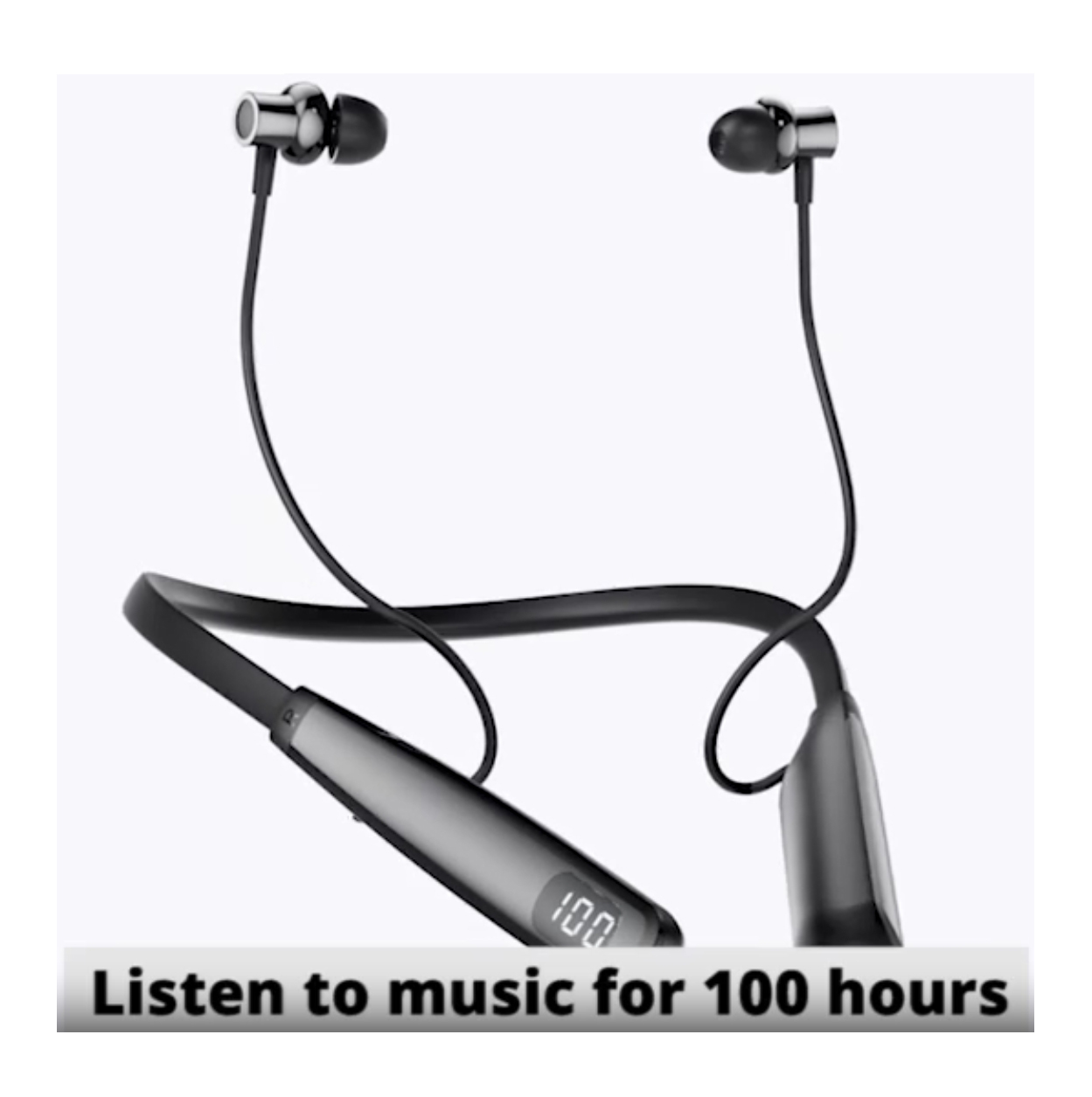 JQSEN Y10 80 Hours Wireless Bluetooth Earphone Neck-Mounted Bluetooth 5.3 Headphones Super Bass Earphones in ear Sport Headset Wireless Earbuds Intelligent Noise Reduction Gaming Headphone with Mic