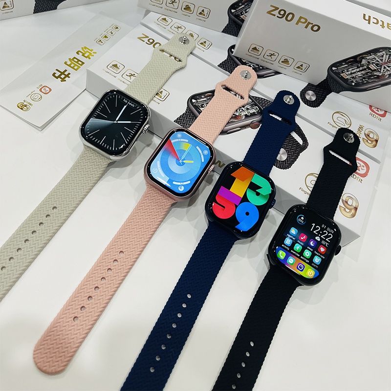 Z90 Pro 2.1'' screen call setting heart rate health monitoring information push GPS track multi sport smart watch Smart Island Finger Sensor Smart watch for Men Smartwatches for Women For IOS Android