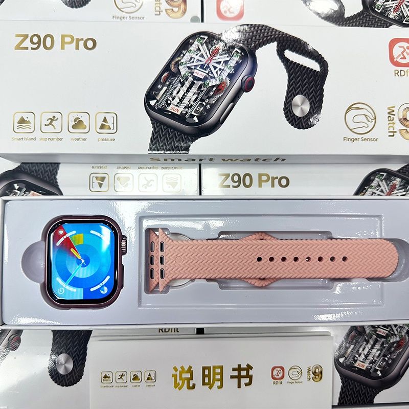 Z90 Pro 2.1'' screen call setting heart rate health monitoring information push GPS track multi sport smart watch Smart Island Finger Sensor Smart watch for Men Smartwatches for Women For IOS Android