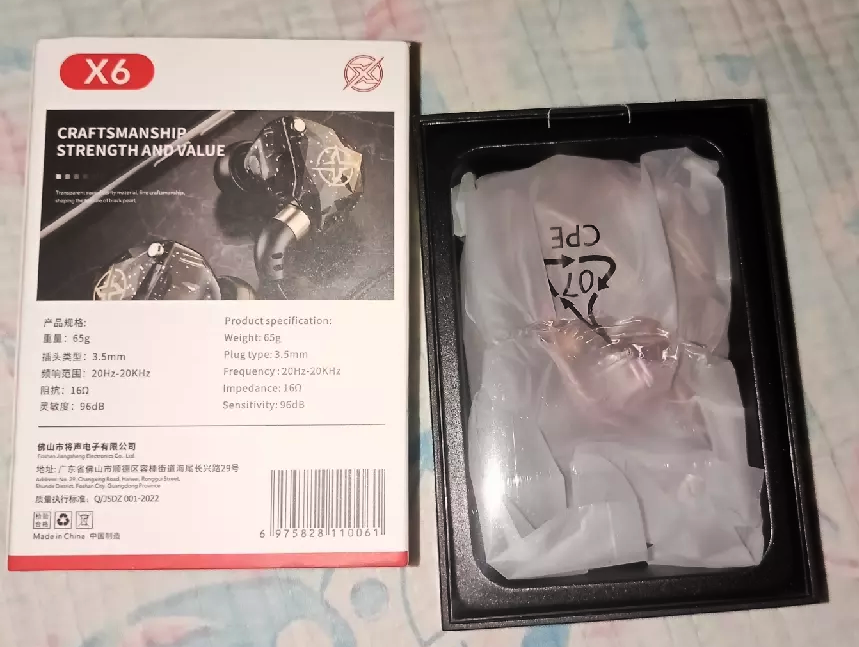 In-Ear Wired Earphone With Microphone Type C 3.5mm X6 earphones wired control wired headphone Monitor Earpiece Waterproof Gaming earphones Heavy Bass earbuds Hifi Stereo noise Canceling wired headsets