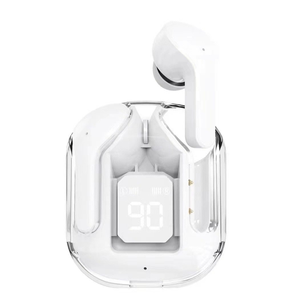 JQSEN Wireless Earphone Air31 In-Ear True TWS Bluetooth Headset Digital Display HIFI Stereo Transparent Compartment Waterproof Sport Gaming Bluetooth headphone Noise Canceling Wireless earpods earbuds