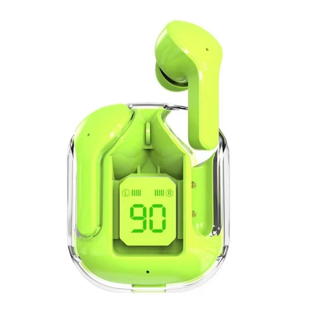 JQSEN Wireless Earphone Air31 In-Ear True TWS Bluetooth Headset Digital Display HIFI Stereo Transparent Compartment Waterproof Sport Gaming Bluetooth headphone Noise Canceling Wireless earpods earbuds