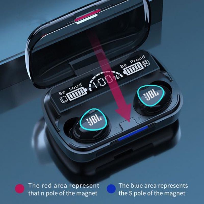 M10 Headphone TWS Earphone Bluetooth With Microphone Wireless Earbud HIFI In-ear Bass Bluetooth Headset Digital Display Waterproof Sports Gaming Bluetooth headphone Noise Canceling Wireless earpods