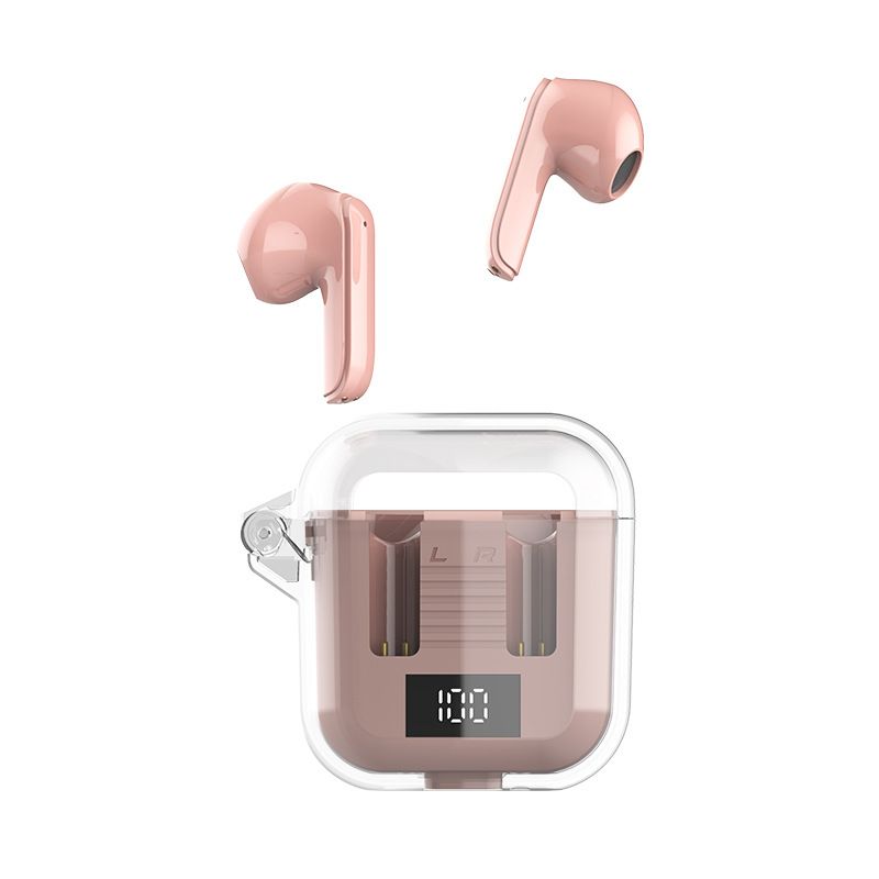 Gaming Wireless Earphone TM90 In-Ear Wireless earbuds True TWS Bluetooth earphone Wireless Headset Digital Display HIFI Stereo Transparent Waterproof Sports Bluetooth headphone Noise Canceling earpods