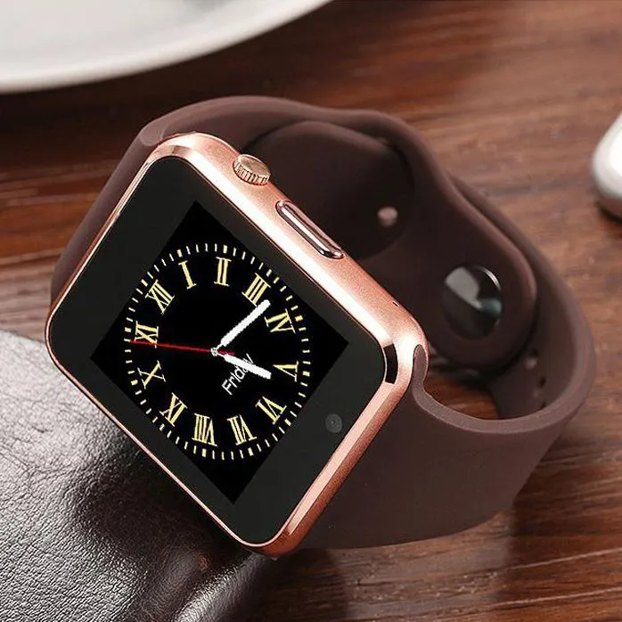 A1 smart watch that can insert SIM TF Memory cards and take pictures Smart watches with Camera pedometer sports Watch music player 2G network Phone call smartphone Colorful Men Women Smart watch