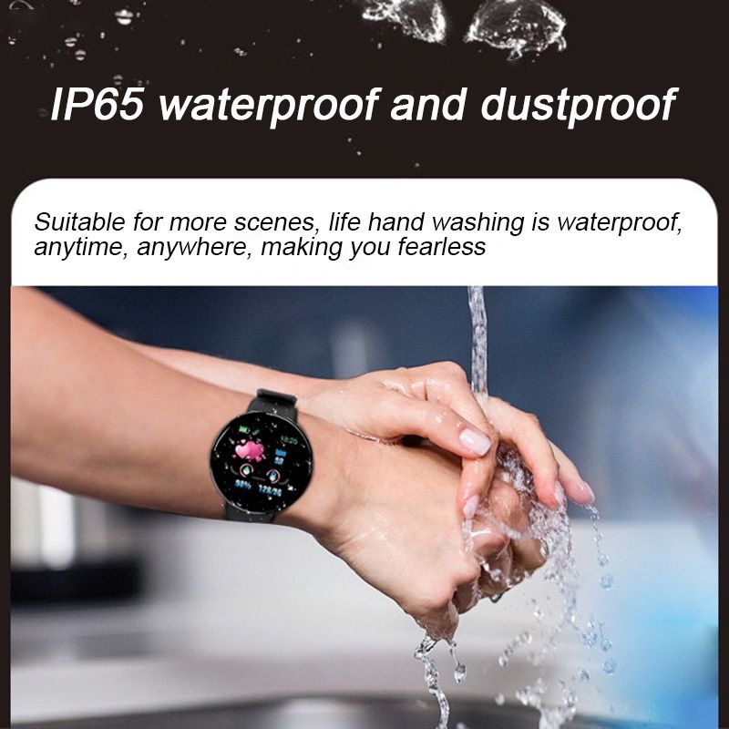 Men Women Smartwatch New Iwo Smart Watch D18 Smart Watches Round Waterproof with Fitness Tracker / Smartwatch with Bluetooth Male PK X8 FD68 HW16 W37 Unisex Watch Couple Watch Fashion Smart bracelet