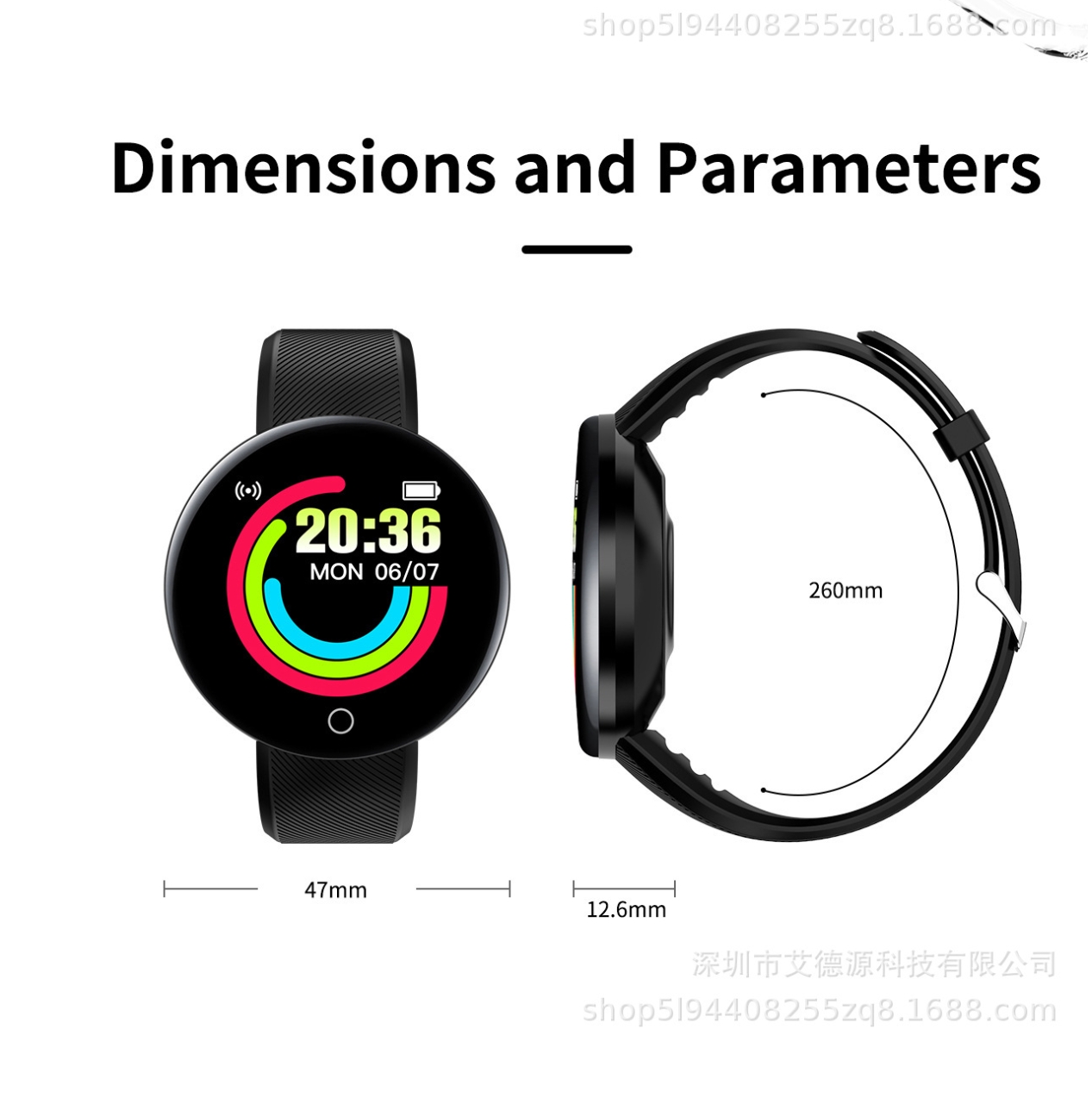 Men Women Smartwatch New Iwo Smart Watch D18 Smart Watches Round Waterproof with Fitness Tracker / Smartwatch with Bluetooth Male PK X8 FD68 HW16 W37 Unisex Watch Couple Watch Fashion Smart bracelet