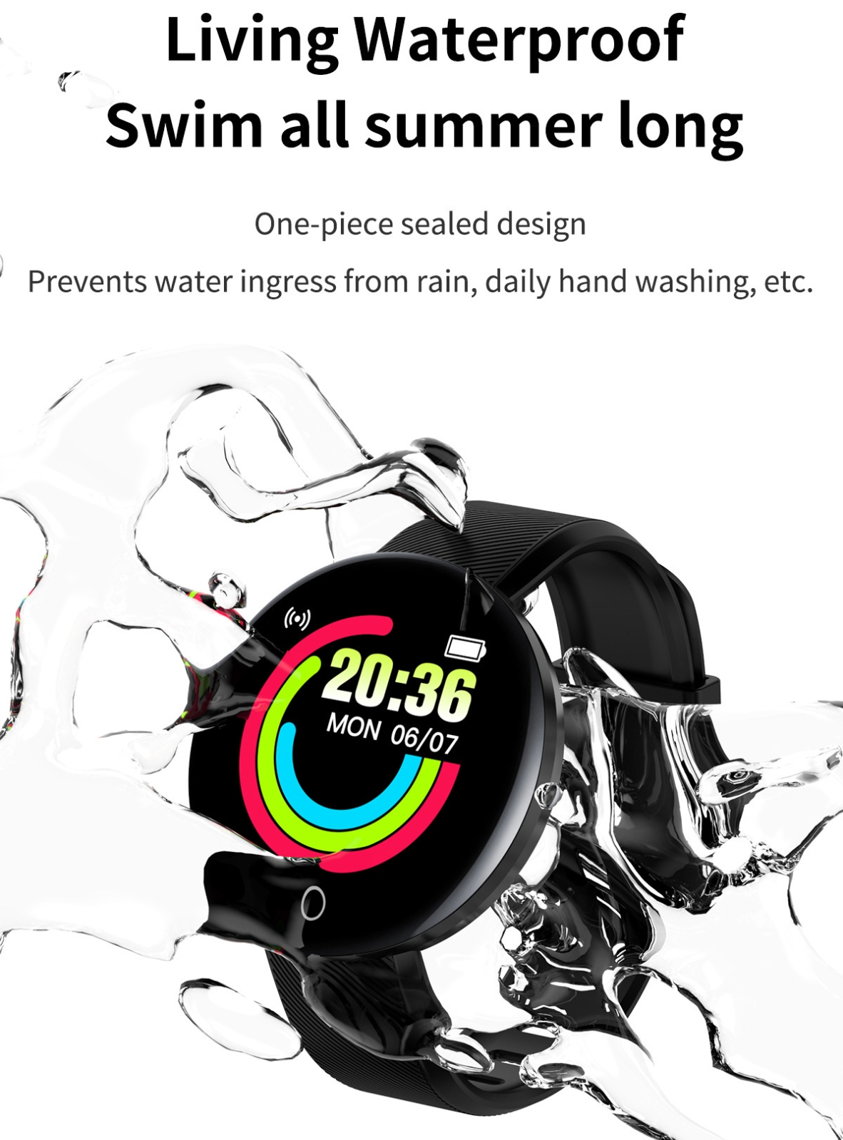 Men Women Smartwatch New Iwo Smart Watch D18 Smart Watches Round Waterproof with Fitness Tracker / Smartwatch with Bluetooth Male PK X8 FD68 HW16 W37 Unisex Watch Couple Watch Fashion Smart bracelet