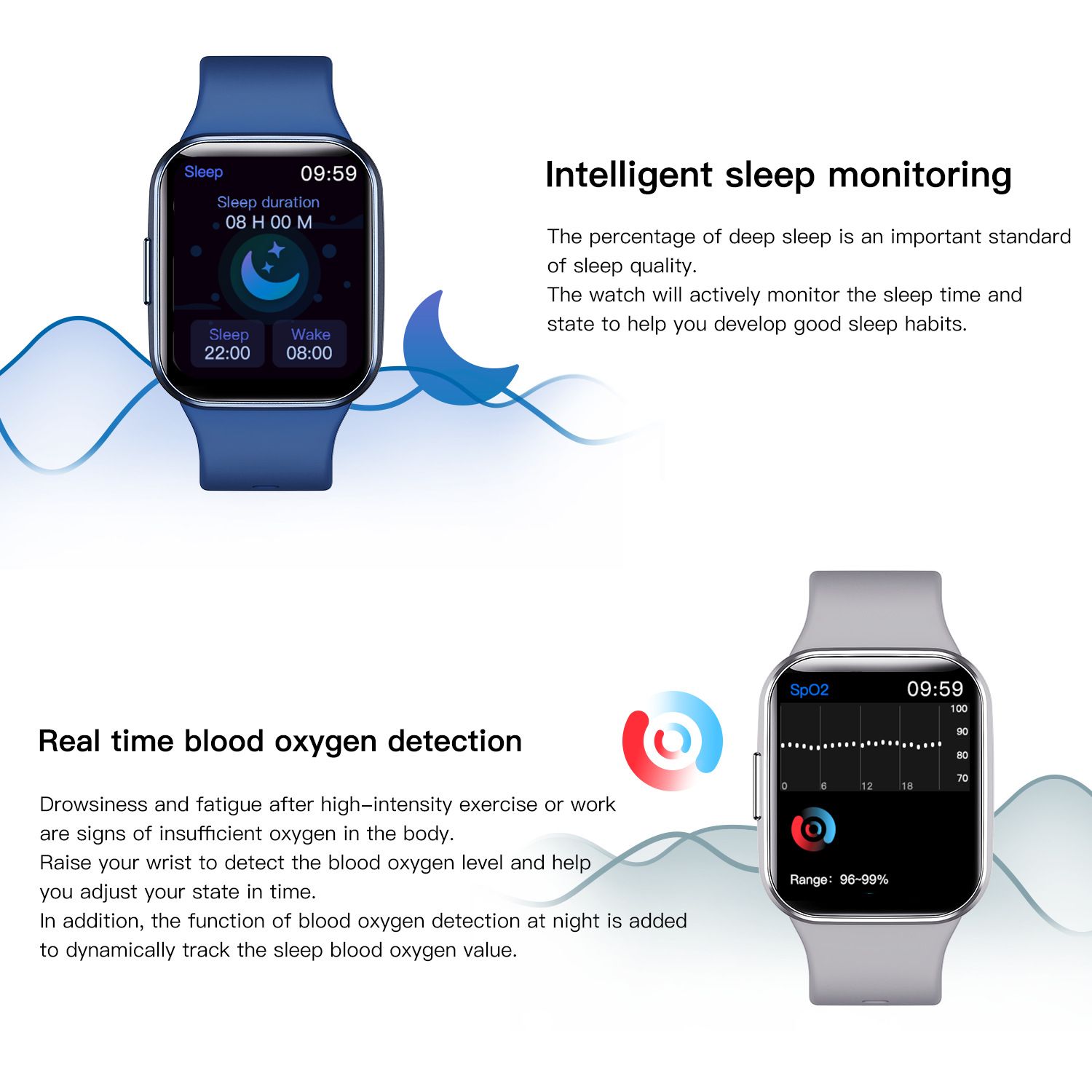 Smart Watch Q23 Women Men 1.69 Inch HD Screen Fitness Bracelet Heart Rate Blood Pressure Monitoring Smartwatch Waterproof Men Women Smartwatches Smart Band Sports Watch Couple Unisex Watch Kids Watch