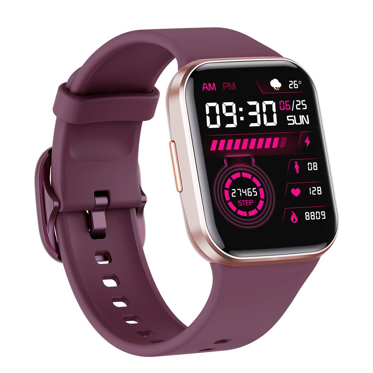 Smart Watch Q23 Women Men 1.69 Inch HD Screen Fitness Bracelet Heart Rate Blood Pressure Monitoring Smartwatch Waterproof Men Women Smartwatches Smart Band Sports Watch Couple Unisex Watch Kids Watch