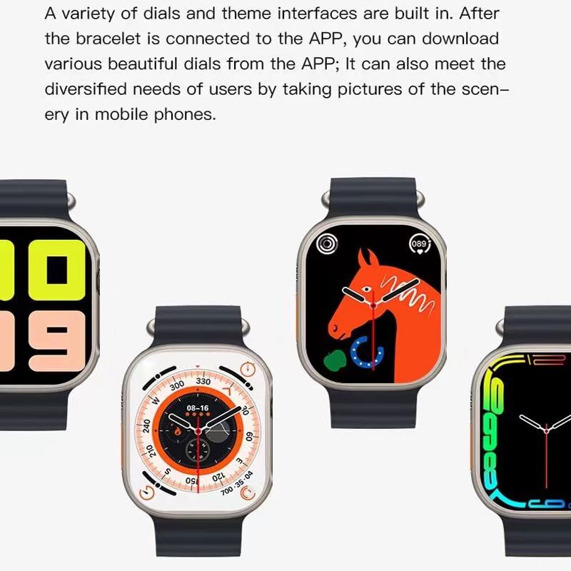 T800 T900 Ultra 2.09 INCH 49MM Women Smart Watch IWO Smartwatch Bluetooth Call Upgraded Men WOMEN Sport Watches PK X8 X9 Ultra Big Original couple watch Kids Watch Series 8 Smart Watch For Men