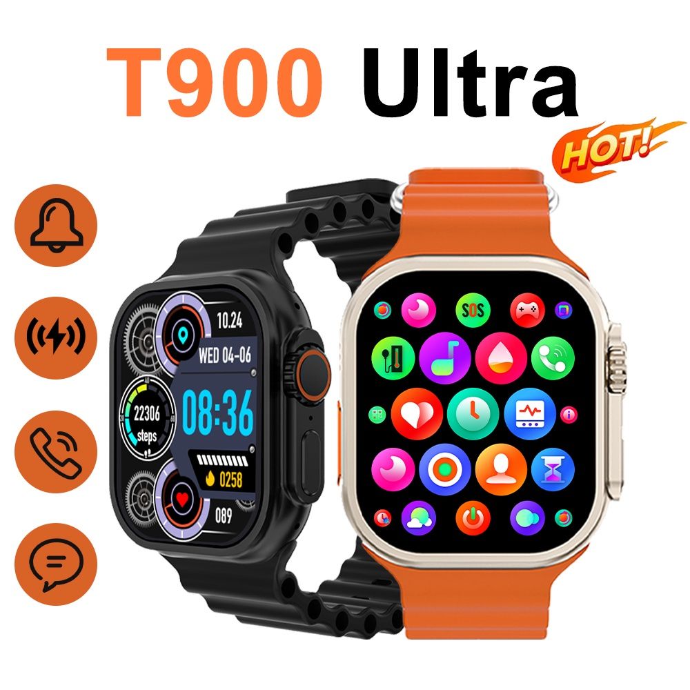 T800 T900 Ultra 2.09 INCH 49MM Women Smart Watch IWO Smartwatch Bluetooth Call Upgraded Men WOMEN Sport Watches PK X8 X9 Ultra Big Original couple watch Kids Watch Series 8 Smart Watch For Men