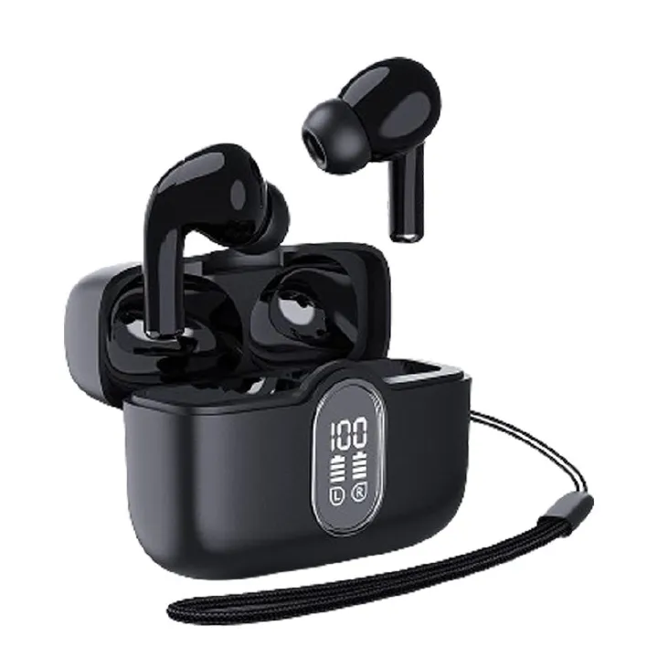 JQSEN HIFI Stereo Sound TWS True Wireless Bluetooth Earphone Wireless Earbuds ANC noise cancelling Music Esports Gaming Wireless Earpods large battery capacity SX26 Wireless Earphone Headphone