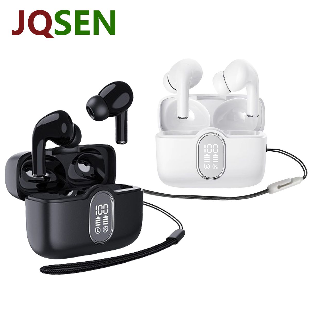 Long battery life low latency HIFI binaural Stereo wireless Bluetooth headset True Wireless Bluetooth Earphone Wireless Earbuds ANC noise cancelling Wireless Earpods Headphone LED battery Display