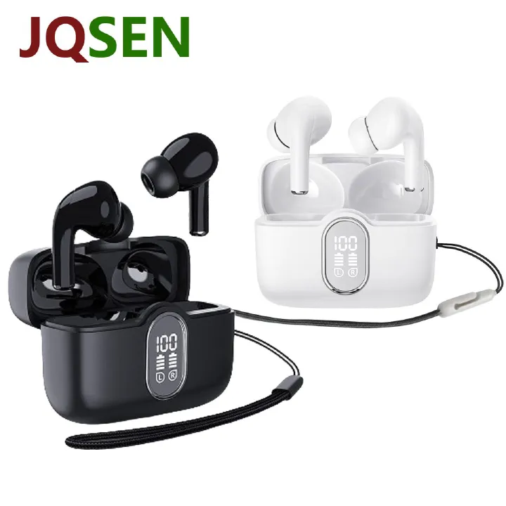 Long battery life low latency HIFI binaural Stereo wireless Bluetooth headset True Wireless Bluetooth Earphone Wireless Earbuds ANC noise cancelling Wireless Earpods Headphone LED battery Display