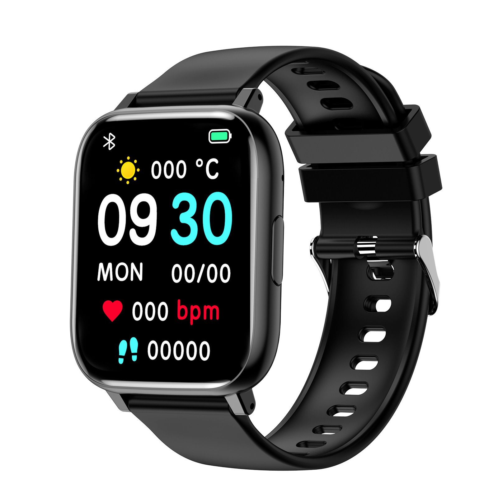 H9 smartwatch Square screen Women Men Smart Watch Fitness Tracker Sports Watches Kids Smart Watch Unisex Watch Couple Watch supports information reminders Bluetooth calls heart rate Alarm Clock