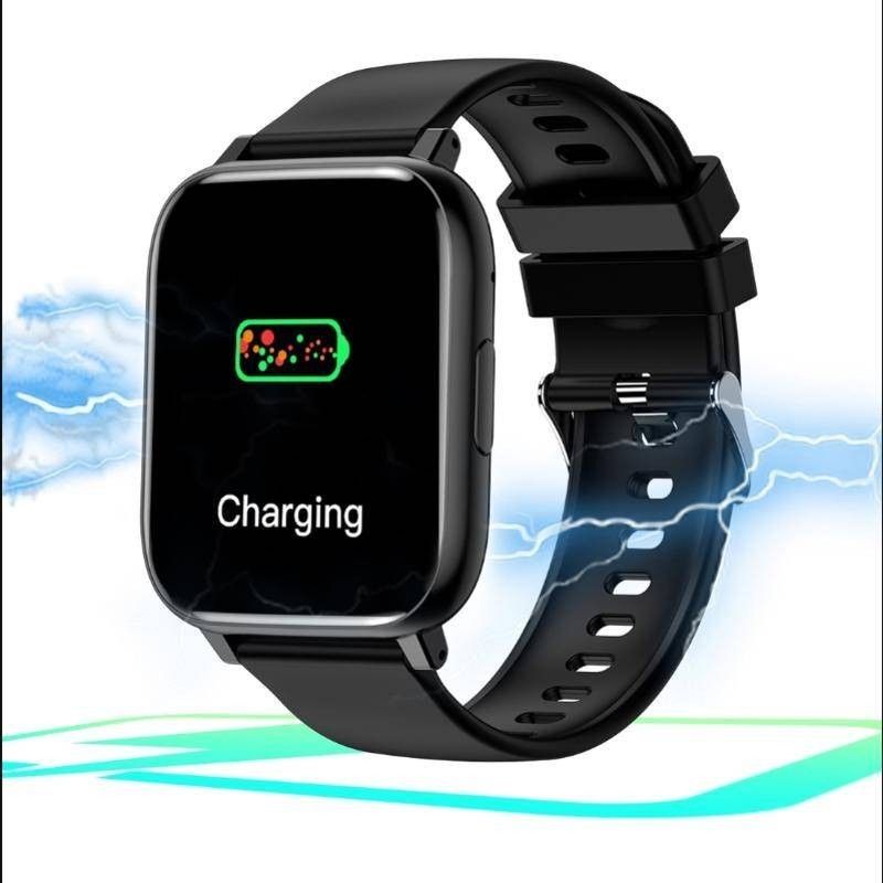 H9 smartwatch Square screen Women Men Smart Watch Fitness Tracker Sports Watches Kids Smart Watch Unisex Watch Couple Watch supports information reminders Bluetooth calls heart rate Alarm Clock