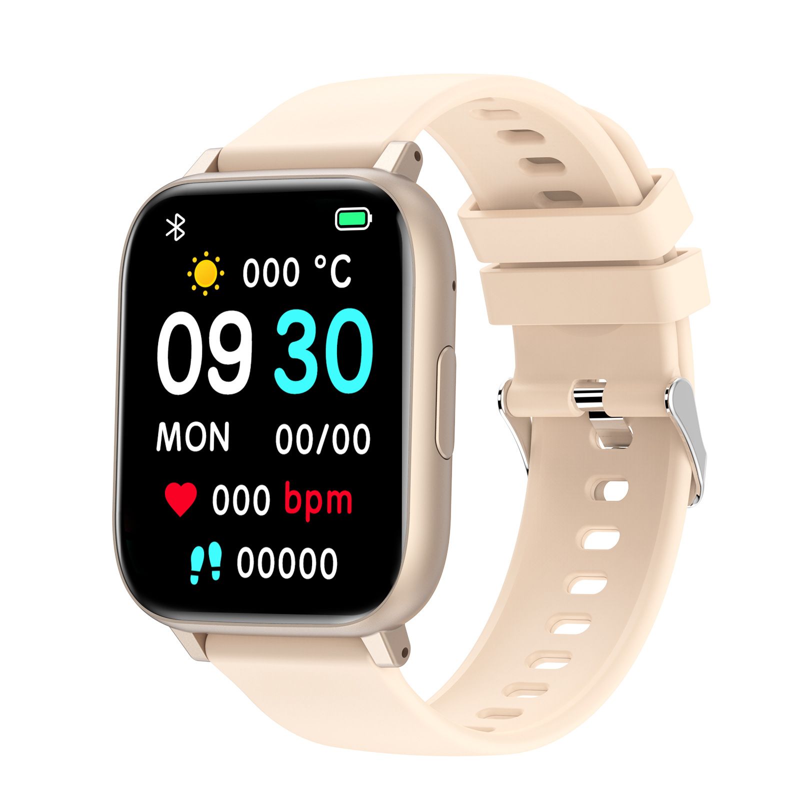 H9 smartwatch Square screen Women Men Smart Watch Fitness Tracker Sports Watches Kids Smart Watch Unisex Watch Couple Watch supports information reminders Bluetooth calls heart rate Alarm Clock