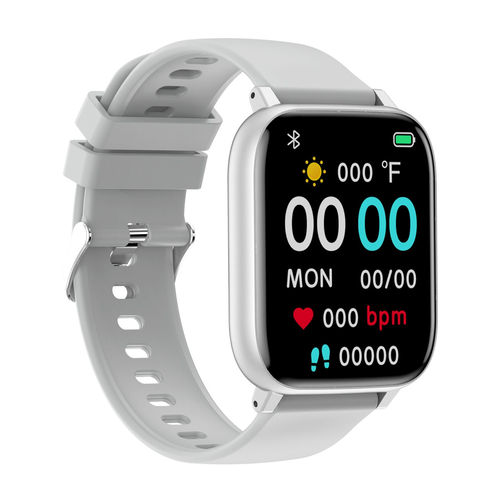 H9 smartwatch Square screen Women Men Smart Watch Fitness Tracker Sports Watches Kids Smart Watch Unisex Watch Couple Watch supports information reminders Bluetooth calls heart rate Alarm Clock