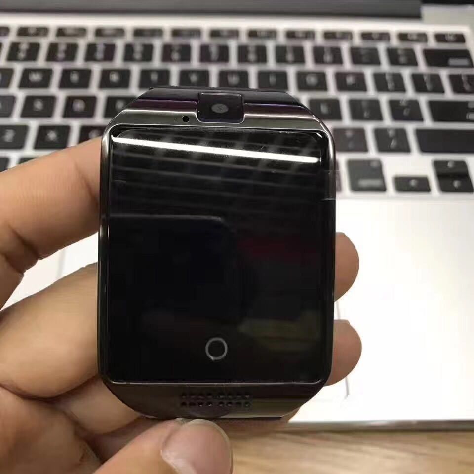 Digital Touch Screen Smart Watch With SIM Card Slot Q18 Smart Bracelet Camera Bluetooth Call Wristwatch SIM Card Women Smartwatch IOS Android Phones Support Whatsapp Facebook DZ09 Men Smart Watch