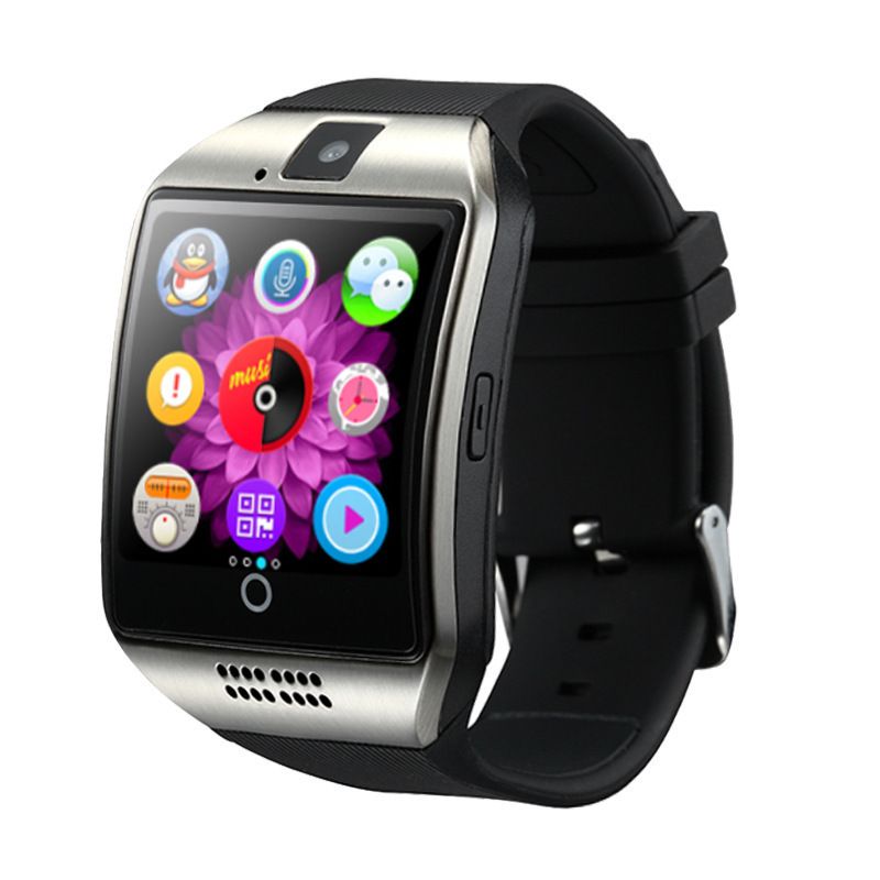 Q18 Smart Watch With SIM Card Slot TF Card Slot Android Sport Smartwatch Camera pk DZ09 U8 v8 gt08 Wristwatch Smart bracelet bluetooth Call Men smart watch sim slot woman smartwatch 2G Net Smartphone