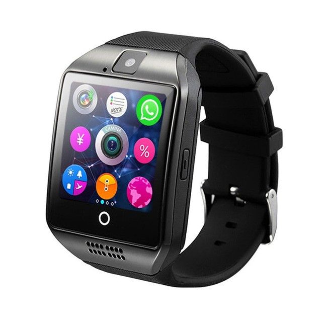 Q18 Smart Watch With SIM Card Slot TF Card Slot Android Sport Smartwatch Camera pk DZ09 U8 v8 gt08 Wristwatch Smart bracelet bluetooth Call Men smart watch sim slot woman smartwatch 2G Net Smartphone