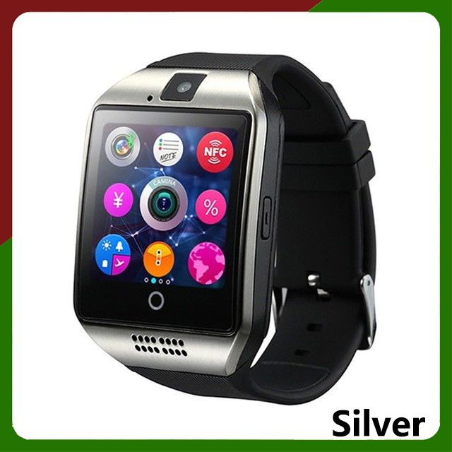 Q18 smart watch with Sim Card slot Camera curved screen Android sport SmartWatch band Camera pk A1 U8 v8 gt08 WristWatch bracelet bluetooth smart watch with sim slot and wifi woman smartwatches